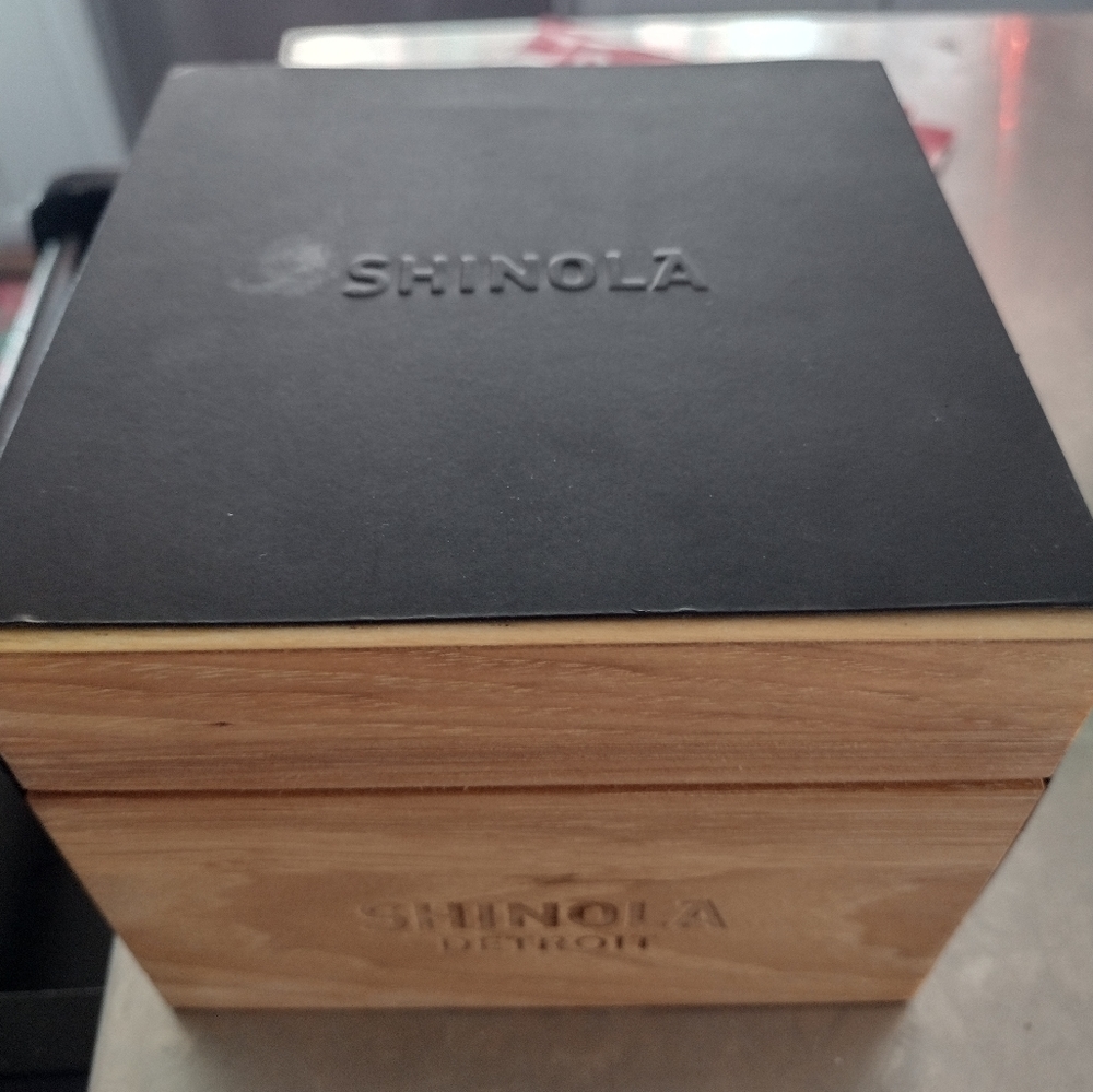 Rare shinola gomelsky mother of pearls face watch.rare/collectable.